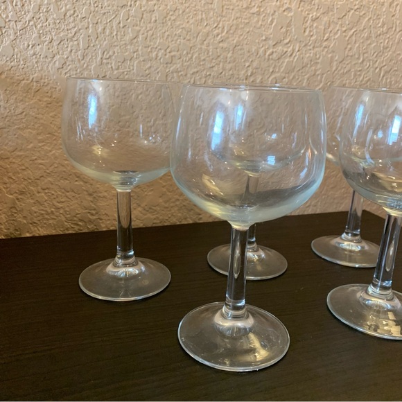 Set of 5 stem wine glasses - Picture 3 of 6